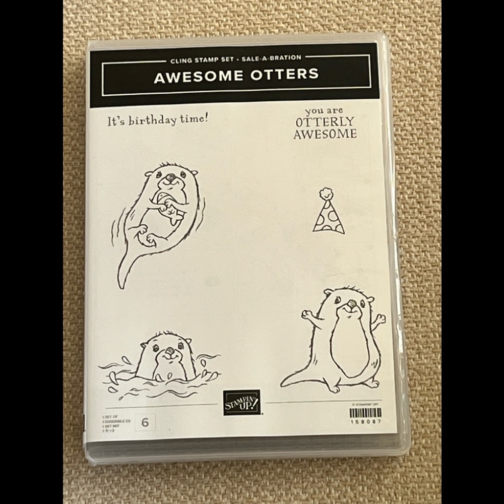 Stampin’ Up! Retired Awesome Otters Stamp Set